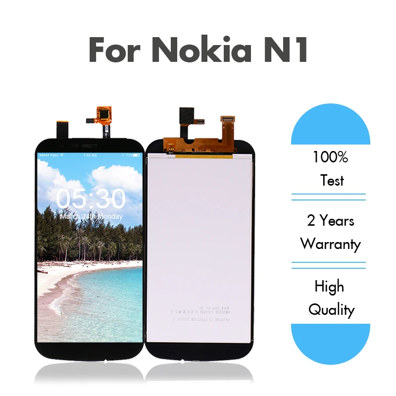 100% тест для Nokia 1 LCD + сенсорный экран дигитайзер N1 дисплей сборки TA-1047 Замена