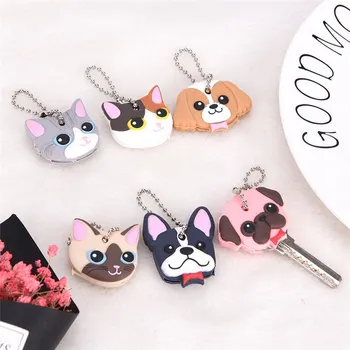 

1pcs Cartoon Silicone Protective Key Case Cover For Key Control Dust Cover Holder Organizer Home Accessories Supplies