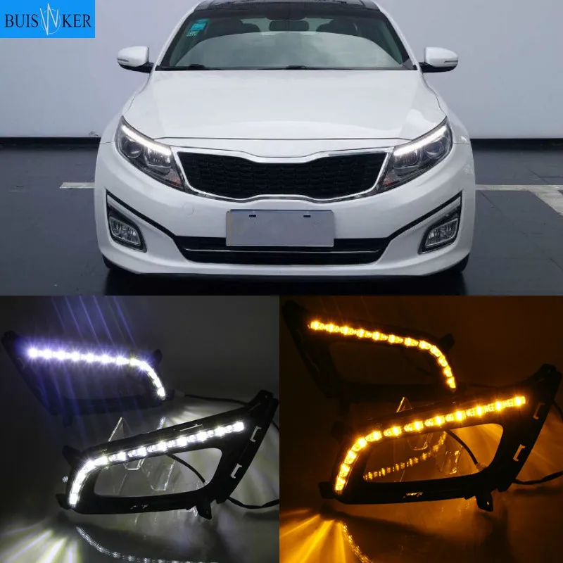 

Дневные ходовые огни, противотуманные фары, 1 пара, для KIA Optima K5 2011 2012 2013 2014
