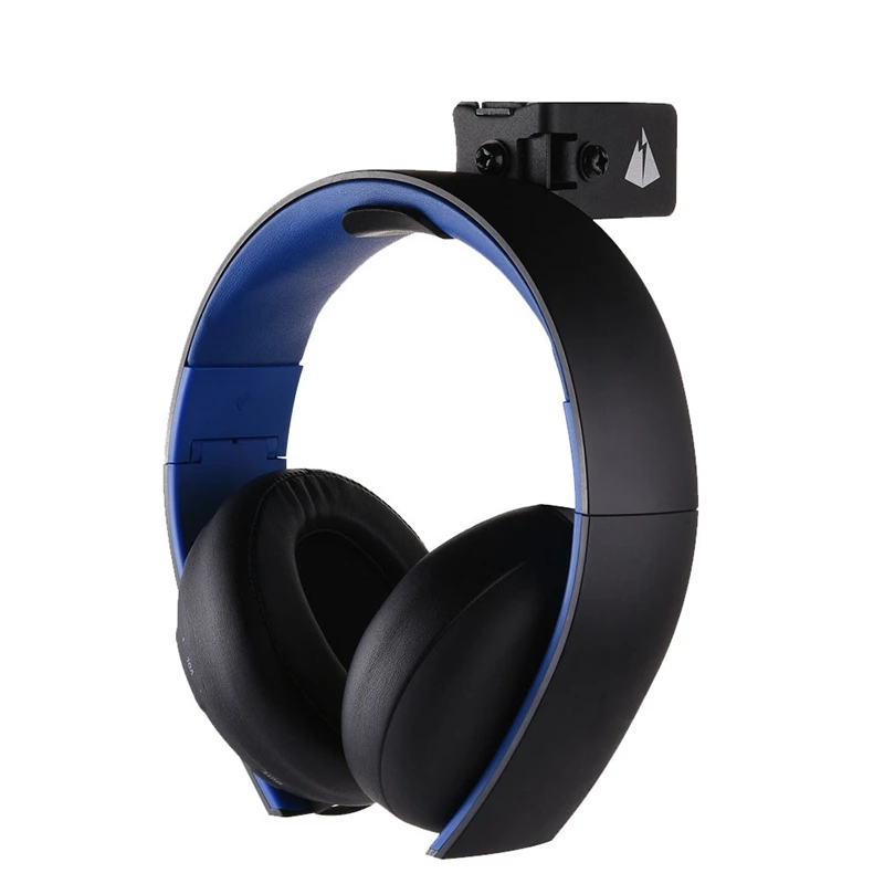 Universal Aluminium Alloy Headphone Holder Desktop Mount Headset Hanging Hook Gaming Headphone Stand with Screws