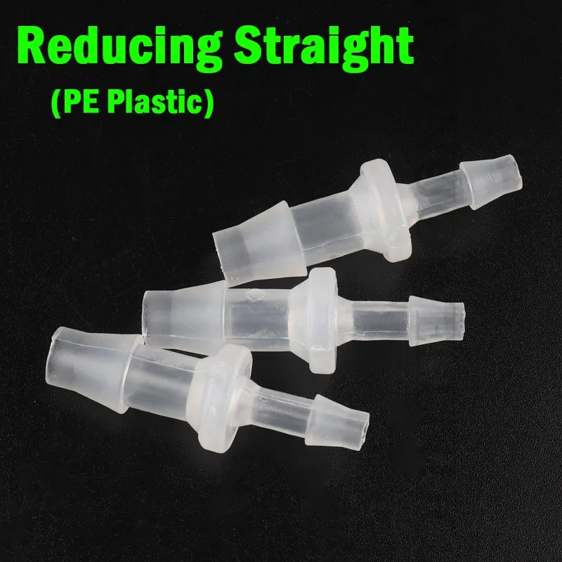 

5pcs 1.6~5.6mm PP Hose Fittings Reducing Straight Connectors Aquarium Fish Tank Air Pump Hose Joint Oxygen Tube Connector