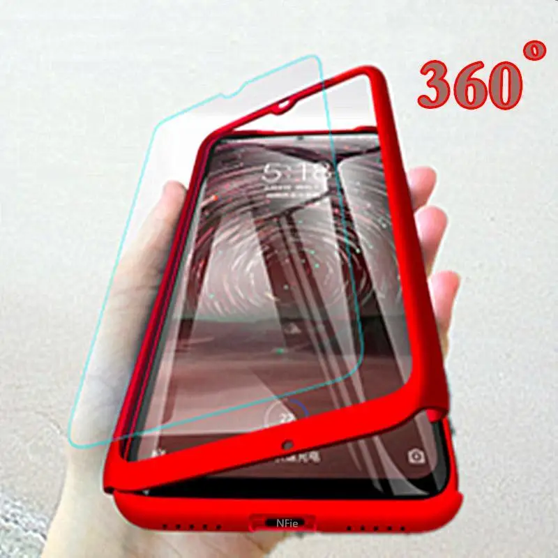 360 полный защитный чехол для Red mi 4X 7A 6A K20 Note7 5A Pro для Xiao mi 9 mi 8 A2 Lite mi 9T Pro Жесткий чехол из поликарбоната со стеклом
