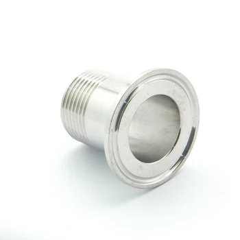 

3/4" BSP Male x 50.5mm Ferrule OD 304 Stainless Steel Sanitary Connector Pipe Fitting For Homebrew Fit 1.5" Tri Clamp