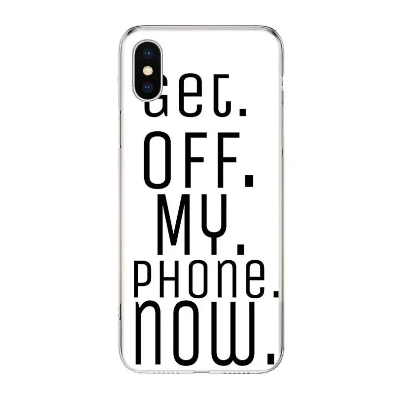Dont Touch My Phone Чехол для телефона для iPhone 11 Pro 7 6X8 6S Plus XS MAX+ XR 5S SE 10 Ten Art TPU Coque Capa Shell - Цвет: TW116-8