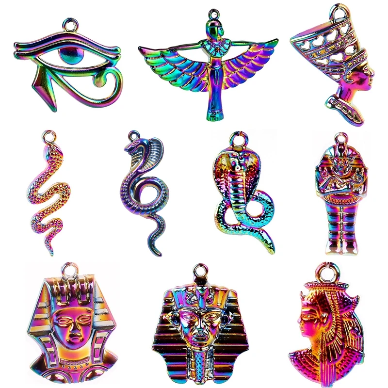 10pcs/lot MIX Egyptian Goddess ISIS Pharaoh Queen of Egypt The Eye