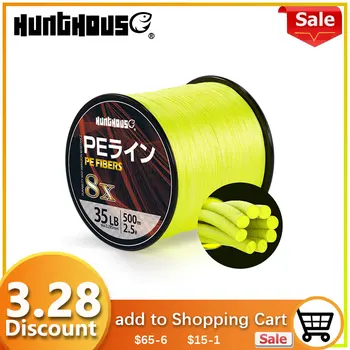 

Hunthouse PE line Braided Fishing Line 8 Stands Super Strong line Multifilament fishing braid line 300m 500m1000m
