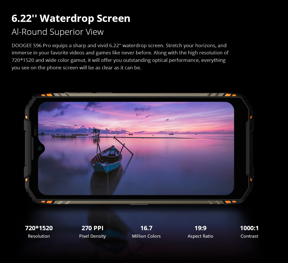 2021 DOOGEE S96 Pro Rugged Phone 48MP Quad Camera 20MP Night Vision Camera Helio G90 Octa Core 8GB+128GB 6350mAh Smartphone NFC newest android phone t mobile