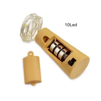 

Red Wine Bottle Atmosphere Led Light String Cork Crafts Decorative Lights Copper Wire String Bar Light String
