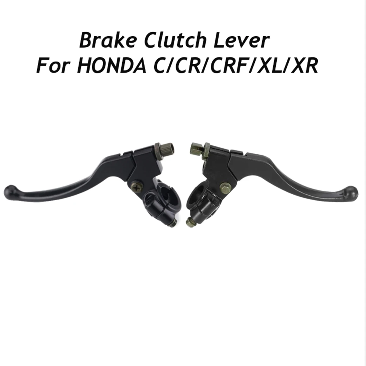 Для HONDA C/CR/CRF/XL 1977-2013 алюминий черный левый/правый передний мотоцикл тормозной рычаг Окунь сцепления