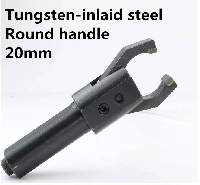 20x20mm Round Bar Легированный автоматический шпю Съемник 16 20 25 32 мм Фидер две когти Sqaure круглый бар Съемник клипер обратно-тяга экстрактор токарные станки - Цвет: 20x20mm Round Bar