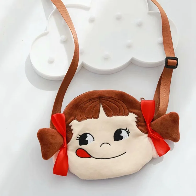 Горячая оптом niu nai mei плечо кошелек плюшевые игрушки кукла-обработка настраиваемый логотип рекрут агенты