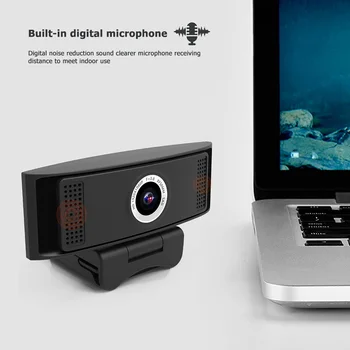 

1080P Full HD USB Web Camera with Microphone for Video Conference Live Streaming Digital USB Video Recorder Home Office
