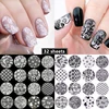 32 Sheets Flower Chic Lace Nail Foils Self-Adhesive 3D Nail Art Stickers Stripe Black DIY Transfer Decals White Nails Decoration ► Photo 2/6