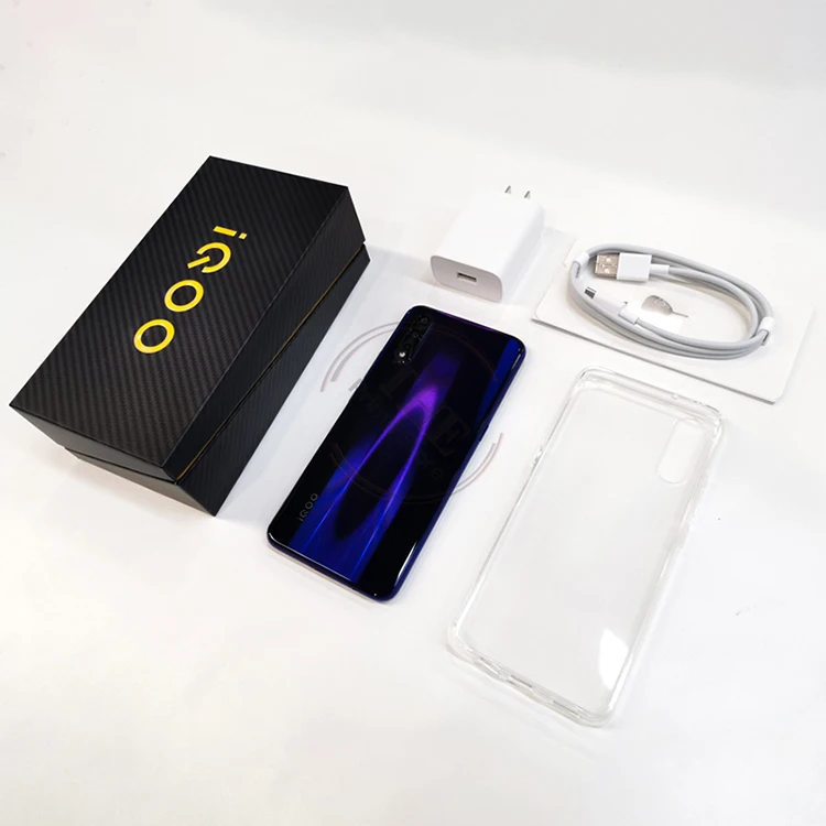 Смартфон vivo iqoo neo 855 Google Play, 6 ГБ, 128 ГБ, Восьмиядерный процессор Snapdragon, 4500 мА/ч, 33 Вт, зарядка, мобильный телефон на базе Android