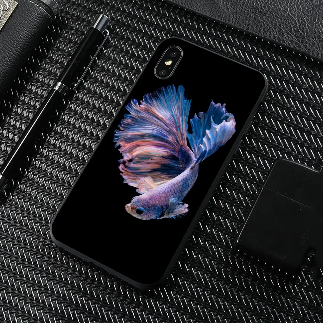 Для Samsung Galaxy A3 A5 A7 A9 A8 Star Lite A6 Plus 2018 2015 2016 2017 силиконовый чехол Betta Fish Diy с красочной