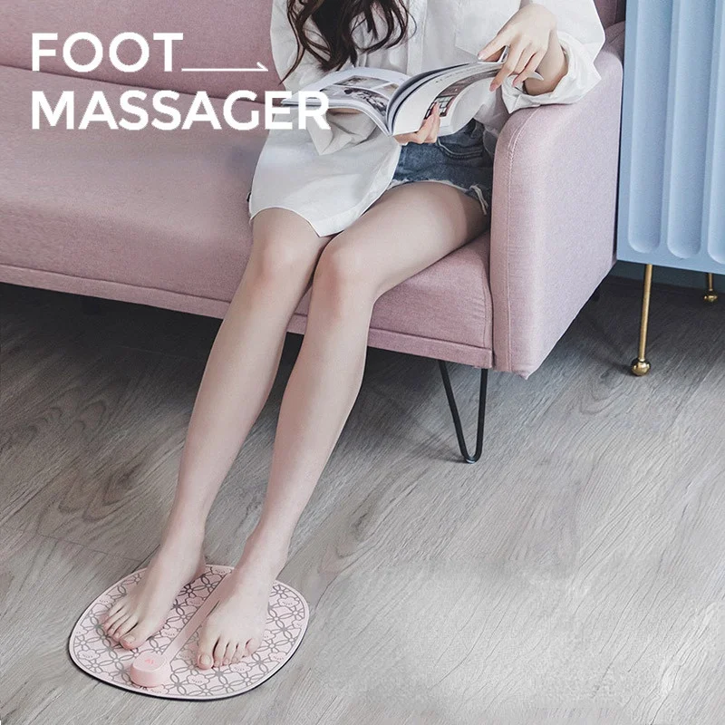 

EMS Foot Massage Electric Intelligent Pulse Acupuncture USB Charging Improve Blood Circulation Relieve Ache Pain Health Care