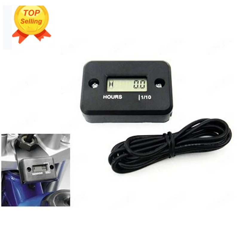 

Motorcycle Hour Meter With battery Timer With Inductive Moto digital moto jet ski Timer Accumulator Digital working Gauge