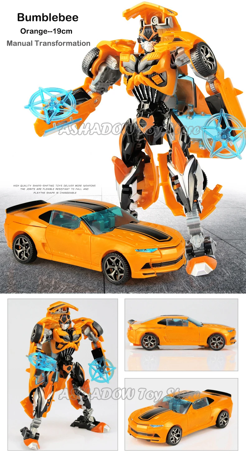 Movie Bumblebee Transformers Car Robot Pvc Action Figures Toys Model