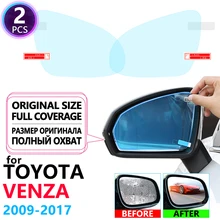 Полное покрытие анти туман непромокаемая пленка зеркало заднего вида для Toyota Venza 2009~ Защитные пленки аксессуары 2011 2012