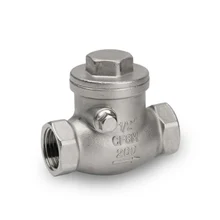 1/" 3/4" " BSP внутренняя резьба 304 Нержавеющая сталь обратный клапан односторонний обратный клапан для воды, нефти, газа