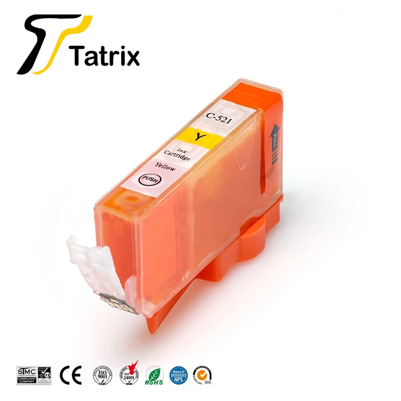 Татрикс для Canon 520 521 PGI520 CLI521 чернильный картридж для принтера Canon PIXMA MP980 PIXMA MP990