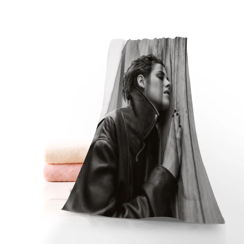 New Kristen Stewart Towel Printed Cotton Face/Bath Towels Microfiber Fabric For Kids Men Women Shower Towels 70X140cm