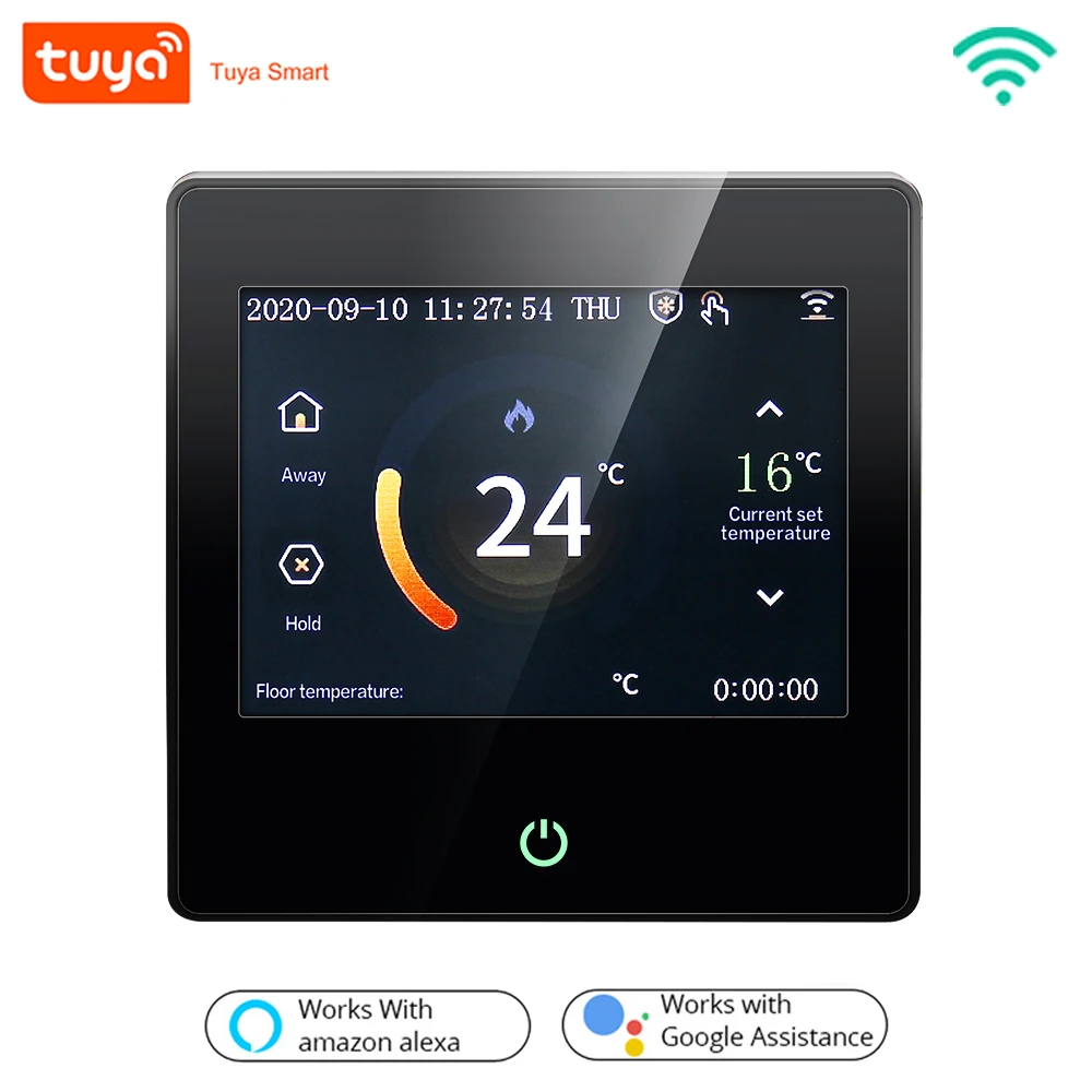 WiFi Smart Thermostat LED Touch Screen Heating Temperature Controller Work for Electric Floor Heating Water/Gas Boiler afbeelding