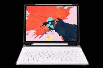 

Cover for IPad Pro 11 Inch Tablet Case with Pencil Slot Bluetooth Keyboard Wireless Keyboard Cover for IPad Pro 11 Funda+gift