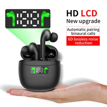 

Cross border new J3 Pro wireless Bluetooth headset digital LED earphone private model type-C interface