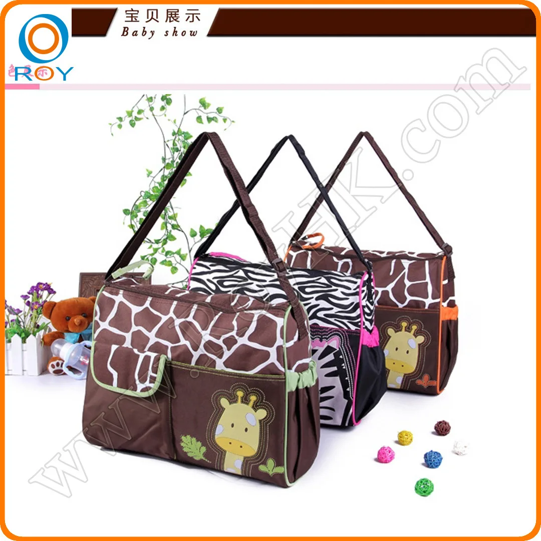 

2016 New Style Giraffe Multi-functional Mummy Bag Hand Diaper Bag