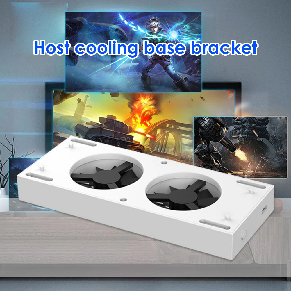 Game Console Holder Cooling Base For Xbox Series S Game Console Vertical Stand Holder For X-box Series S Bracket Radiator