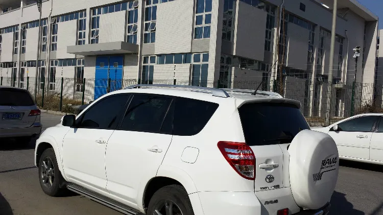 Для Toyota RAV4 2006-2012 багажник на крышу, рейлинги, барные стойки для багажа, верхние стойки, рельсовые коробки, алюминиевый сплав