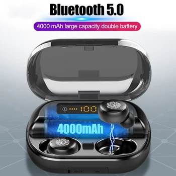 

High Battery Capacity TWS Bluetooth 5.0 Earphone Stereo Wireless Earbuds HIFI Sound Touch Control Headphones Gaming Headsets
