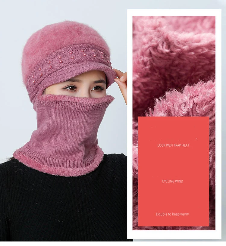 Winter Hats Skullies Beanies Hat Brand Hats Winter Beanies For Women Wool Scarf Caps Balaclava Mask Gorras Bonnet Knitted Hat