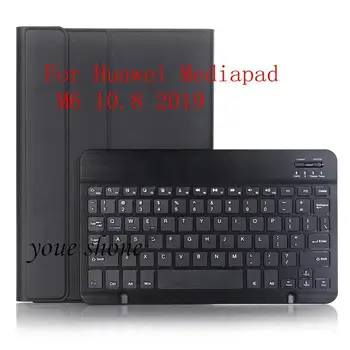 

Case Keyboard For Huawei Mediapad M6 10.8 2019 Tablet Slim Smart Leather Case for Huawei M6 10.8 Keyboard Cover+Gift.