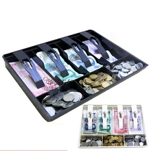 Монета для денег, ящик для хранения, запасной отсек для кассы, ящик для хранения, ящик для хранения, классификация, магазин, черный/белый