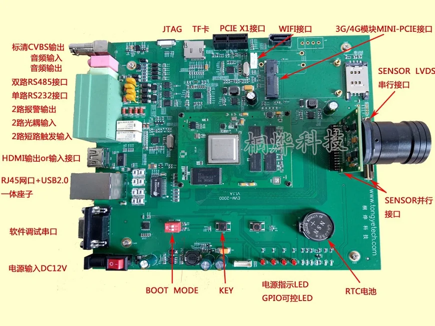 ДЛЯ TI DM8127 макетная плата Cortex-A8+ плавающая точка DSP