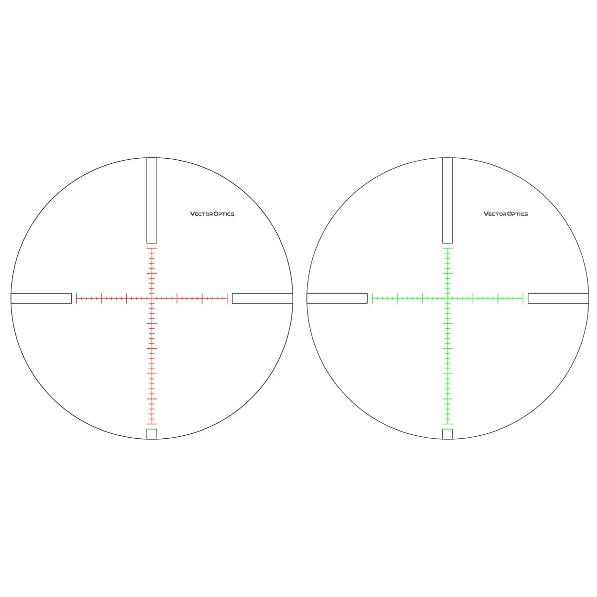 Vector Optics Sentinel 6-24x50 Hunting Riflescope Air Rifle Scope Optical Sight Focus 10 Yards R&G Illumination .223 & Airgun rifle scope