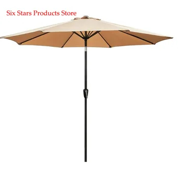 

2.7M Hand-cranking Style Waterproof Folding Sunshade Tawny