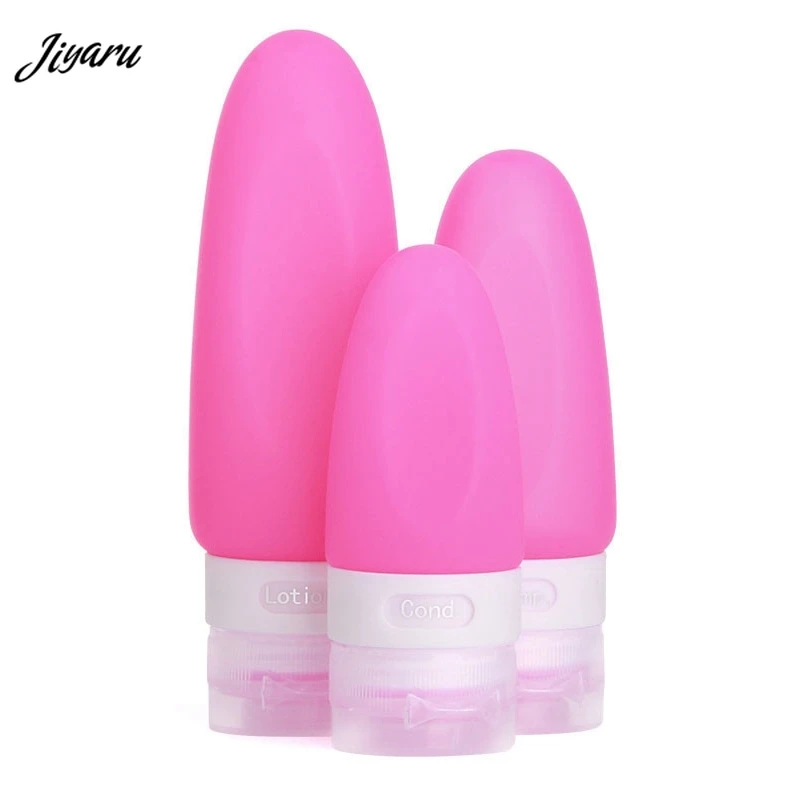 

2019 Portable Shampoo Refillable Cosmetic Container Bottle Sub Bottling Bottle Empty Press Bottle for Lotion Bath 3Pcs