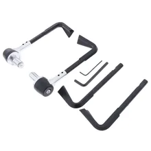 Мотоцикл с регулируемым углом наклона Длина Черный ЧПУ 7/8 дюймов(22 мм) протектор Proguard Pro сцепные рычаги Защитите Guard