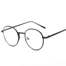 В европейском и американском стиле; женские брендовые дизайнерские Роскошные Ретро плоское зеркало унисекс маленький модные, круглые рамки без градуса, очки для чтения, литературный очки