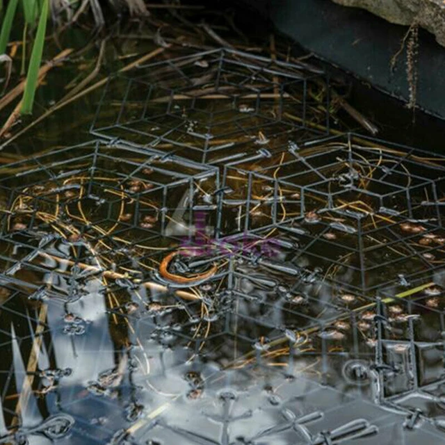 Protecteurs d'étang 20 Pack Filet de protection d'étang en plastique  Flottant sur l'eau Résistez aux hérons Ratons laveurs Chats Corbeaux  Oiseaux de mer