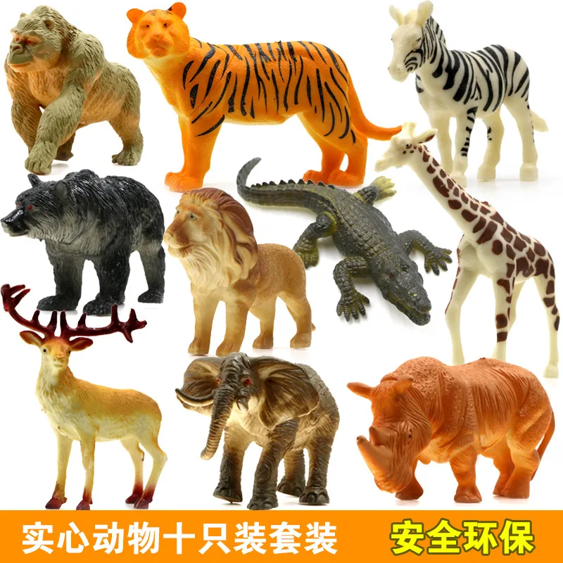 Pterosaur Dinosaur Set Model Solid Large Size Garage Kit Model Toy Animals Unisex Plastic