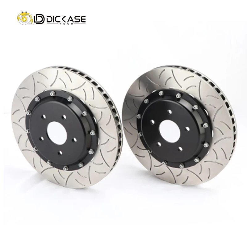 Hot Selling Dicase Dragon Style Brake Disc Rotor With Custom Center Bell Size 355/362/380/405mm