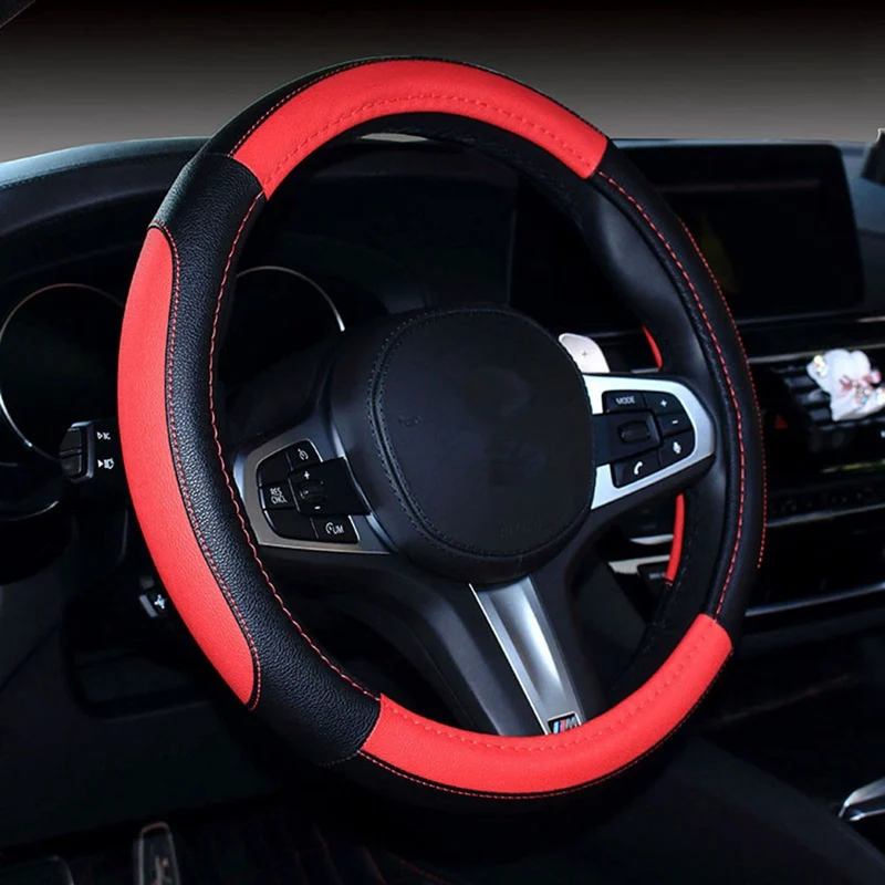 Новые четыре Элегантные Роскошные автомобильные чехлы на руль шесть трендов без запаха 38 см