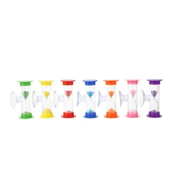 

SOLEDI with Sucker Practical Hourglass Gadget Toy Accessories Convenient Shower Timer Home Bathing Tool ABS Colorful Bathroom