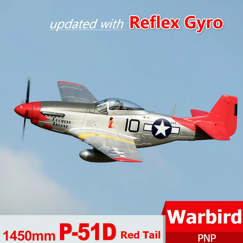 FMS Pesawat RC 1450Mm 1.4M P51 P 51D 