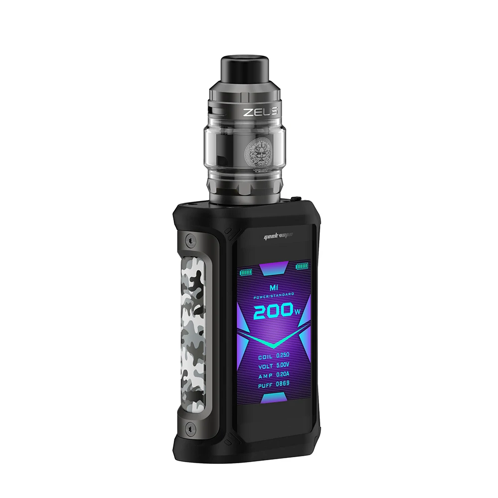 Оригинальная Geekvape Aegis X с 200 Вт Максимальная мощность по Двойной 18650 Батарея и Zeus