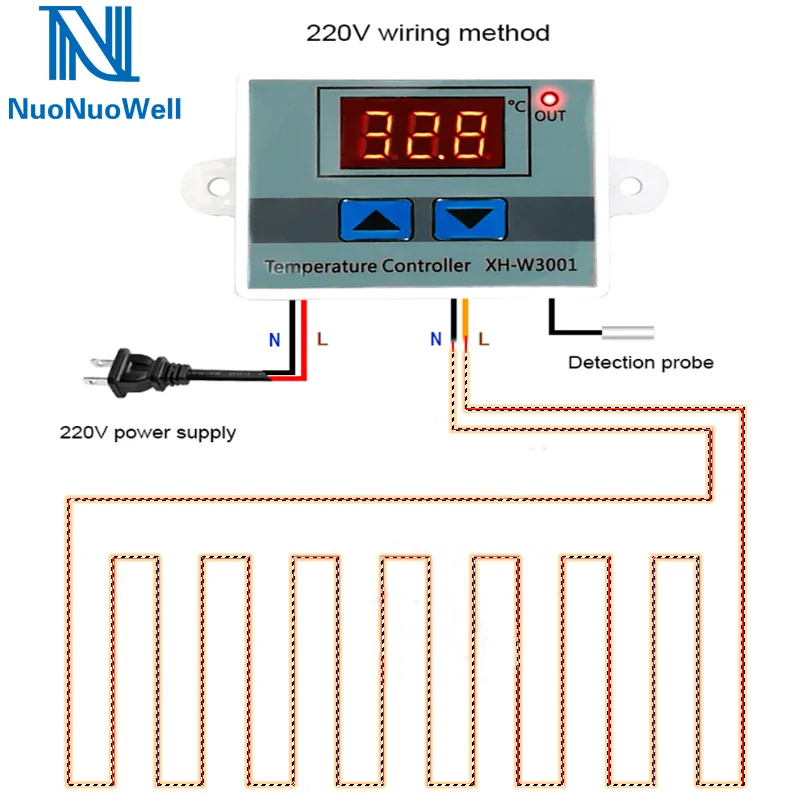 Термостат для теплицы с ЖК дисплеем 12 В/24 В/220 В|Умная система управления
